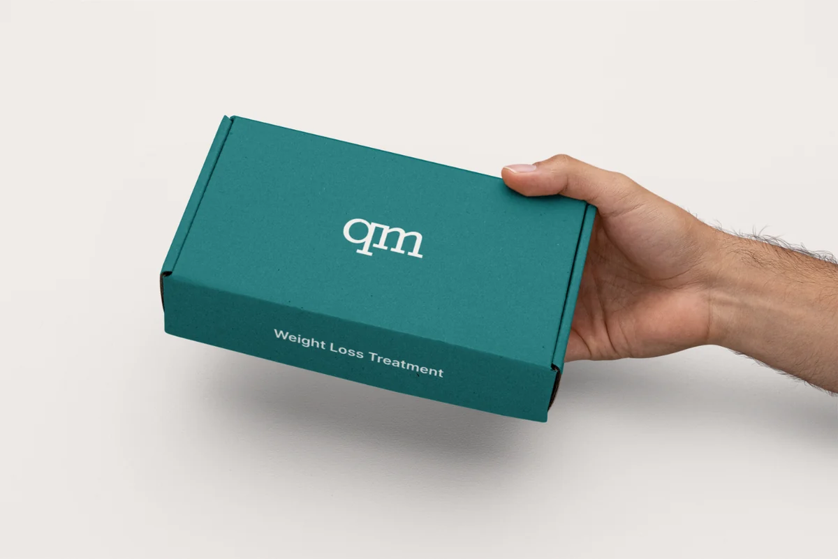 Plain, discreet Quick Meds delivery packaging